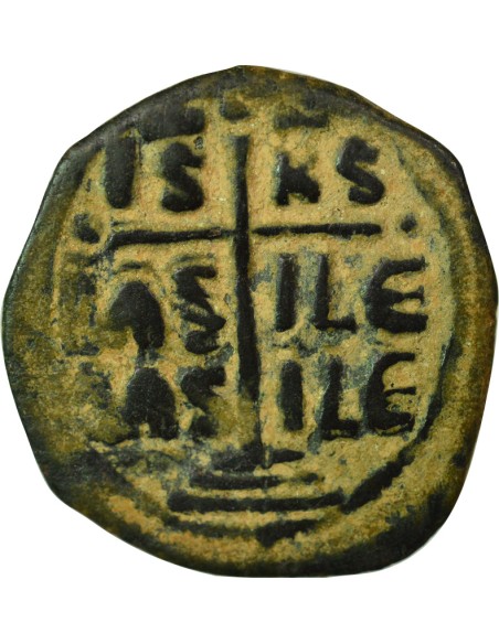 Empire Byzantin Romain III Argyre Classe B 1 follis Bronze 1028-1034 Constantinople