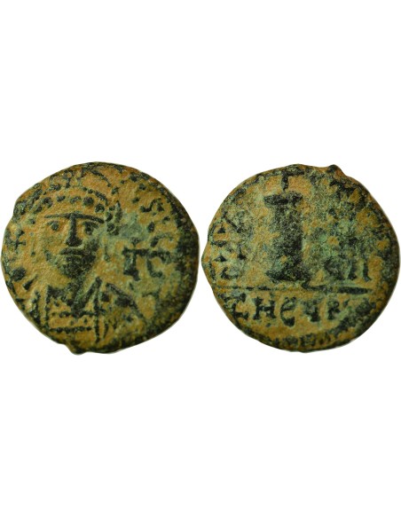 Empire Byzantin Justinien Ier Classe F 1 decanummium Bronze An 37 (563-564) Antioche