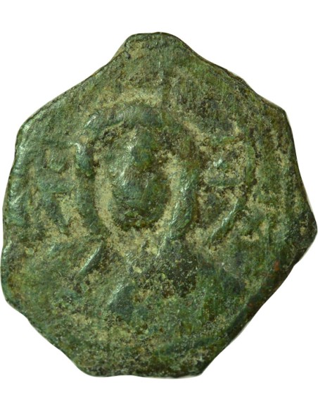 Principauté d'Antrioche Tancrède de Hauteville 3e Type 1 follis Cuivre 1104-1112 Antioche