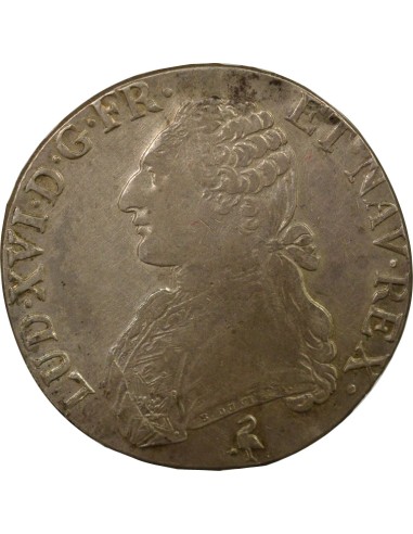 Louis XVI au Buste Habillé 1 écu Argent 1791 A - Paris