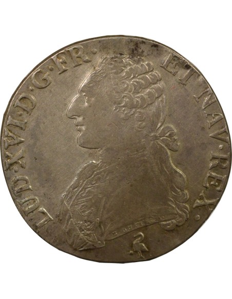 Louis XVI au Buste Habillé 1 écu Argent 1791 A - Paris