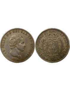 Sardaigne Charles-Félix Charles-Felix - 5 Lire Argent - 1828 L Turin 5 lire Argent 1828 T Turin