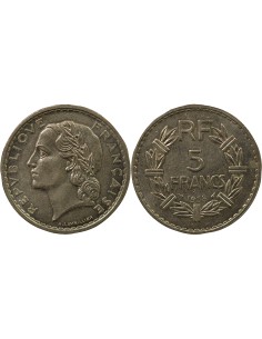 Nickel 5 francs Nickel 1938 A Paris