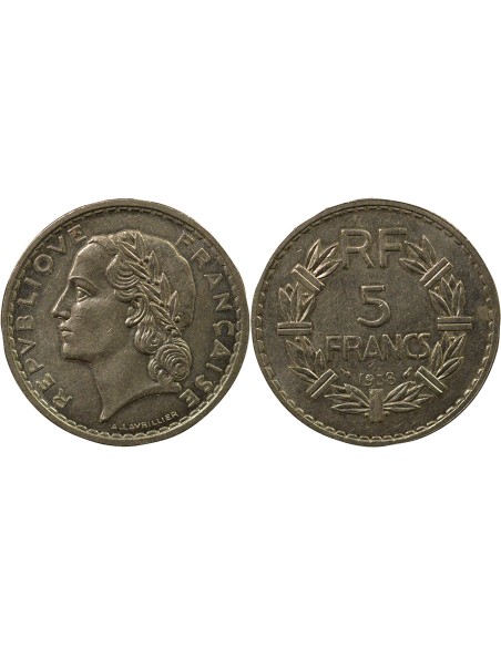 Nickel 5 francs Nickel 1938 A Paris