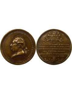 Pierre André de Suffren Monument au Bailly de Suffren - Médaille Bronze - 1866 1 médaille Bronze 1866 MA Marseille
