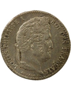 Louis-Philippe Ier Louis Philippe I - 1/4 Franc Argent - 1834 B Rouen 1/4 franc Argent 1834 B Rouen 2