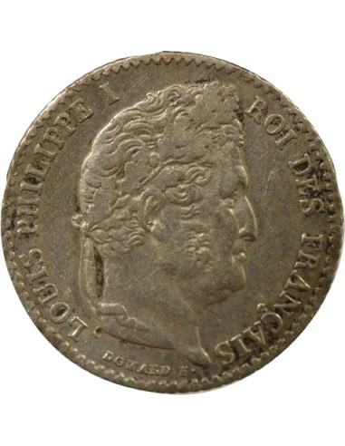 Louis-Philippe Ier Louis Philippe I - 1/4 Franc Argent - 1834 B Rouen 1/4 franc Argent 1834 B Rouen