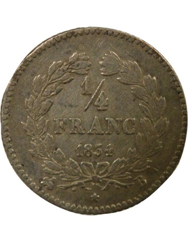 Louis-Philippe Ier Louis Philippe I - 1/4 Franc Argent - 1834 B Rouen 1/4 franc Argent 1834 B Rouen
