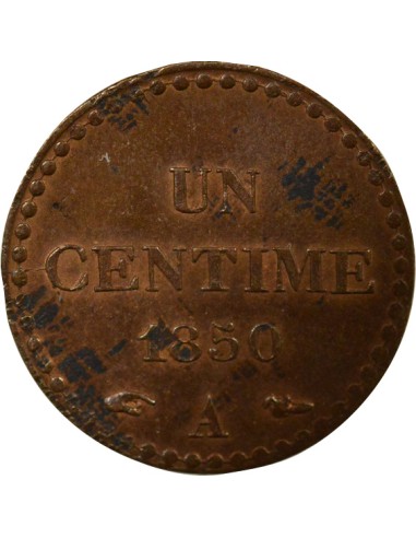 Dupré avec Accent 1 centime Bronze 1850 A - Paris