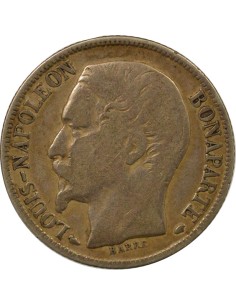1 Franc Louis-Napoléon Bonaparte 1852 A - Argent 2