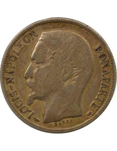 1 Franc Louis-Napoléon Bonaparte 1852 A - Argent