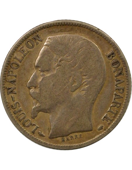 1 Franc Louis-Napoléon Bonaparte 1852 A - Argent