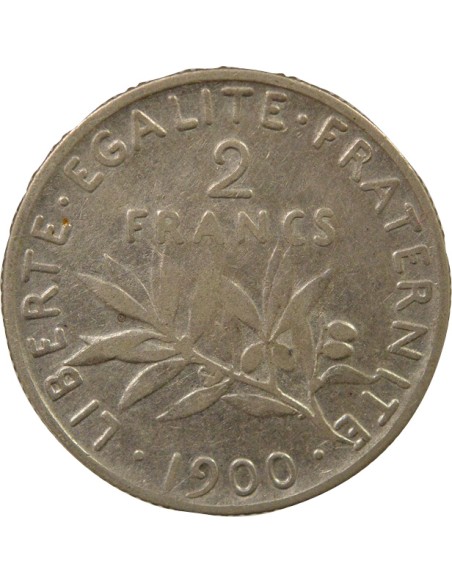 Semeuse 2 francs Argent 1900 A Paris