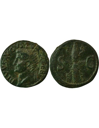 Rome Empire Auguste Foudre 1 as Cuivre 34-37 R Rome