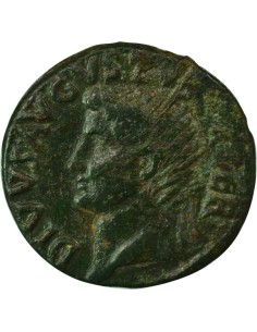 Rome Empire Auguste Foudre 1 as Cuivre 34-37 R Rome 2