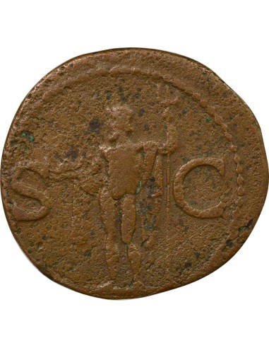 Rome Empire Agrippa Neptune 1 as Cuivre 37-41 R Rome