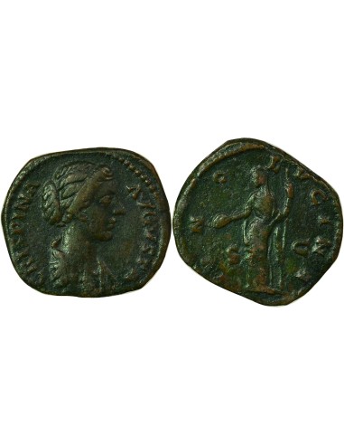 Rome Empire Crispine Junon Lucine 1 as Cuivre 180-182 R Rome