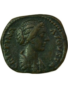 Rome Empire Crispine Junon Lucine 1 as Cuivre 180-182 R Rome 2