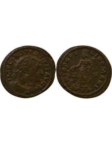 Rome Empire Constance Ier Chlore Génie du Peuple Romain 1 ae Cuivre 305-306 Trèves