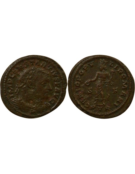 Rome Empire Constance Ier Chlore Génie du Peuple Romain 1 ae Cuivre 305-306 Trèves