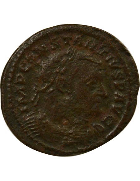 Rome Empire Constance Ier Chlore Génie du Peuple Romain 1 ae Cuivre 305-306 Trèves