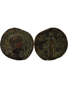 Rome Empire Maximin Ier le Thrace Pax debout 1 sesterce Cuivre 235 R Rome