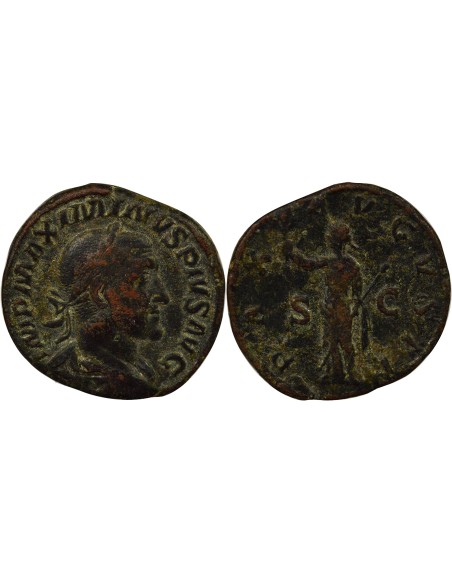 Rome Empire Maximin Ier le Thrace Pax debout 1 sesterce Cuivre 235 R Rome