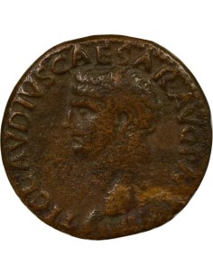 Rome Empire Claude Constantia debout 1 as Cuivre 50-54 R Rome 2