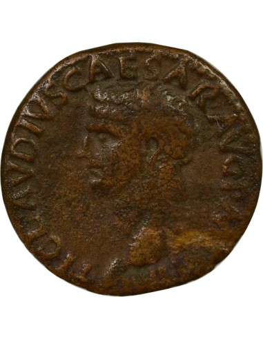 Rome Empire Claude Constantia debout 1 as Cuivre 50-54 R Rome