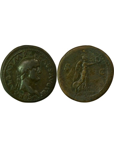 Sesterce Galba - Rome 68 - Victoire