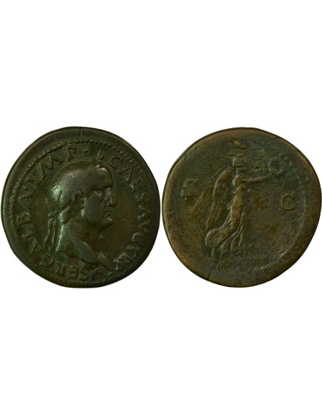 Sesterce Galba - Rome 68 - Victoire