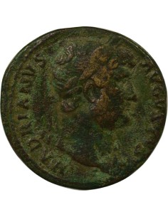 Rome Empire Hadrien Aequitas debout 1 sesterce Laiton 126 R Rome 2