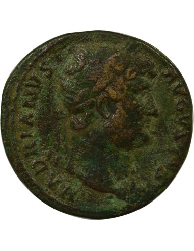 Rome Empire Hadrien Aequitas debout 1 sesterce Laiton 126 R Rome