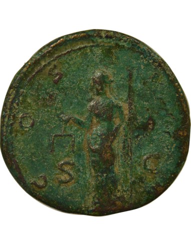 Rome Empire Hadrien Aequitas debout 1 sesterce Laiton 126 R Rome