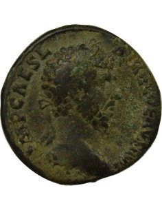 Rome Empire Lucius Verus Concorde des Augustes 1 sesterce Laiton 161 R Rome 2
