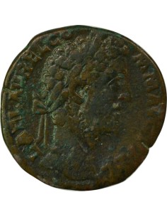 Rome Empire Commode Pietas assise 1 sesterce Laiton 192 R Rome 2