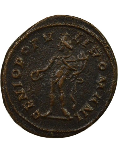 Rome Empire Maximien Hercule Génie du Peuple Romainj 1 ae Cuivre 297-303 Londres