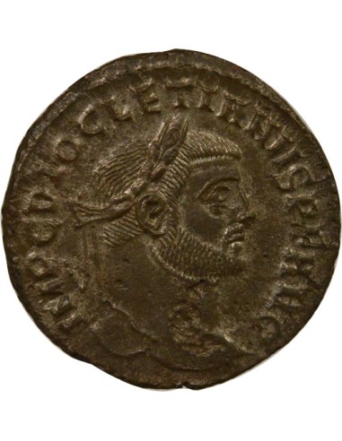 Rome Empire Dioclétien Génie du Peuple Romain 1 ae Bronze 294-295 Siscia