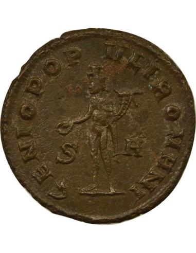 Rome Empire Dioclétien Génie du Peuple Romain 1 ae Bronze 294-295 Siscia