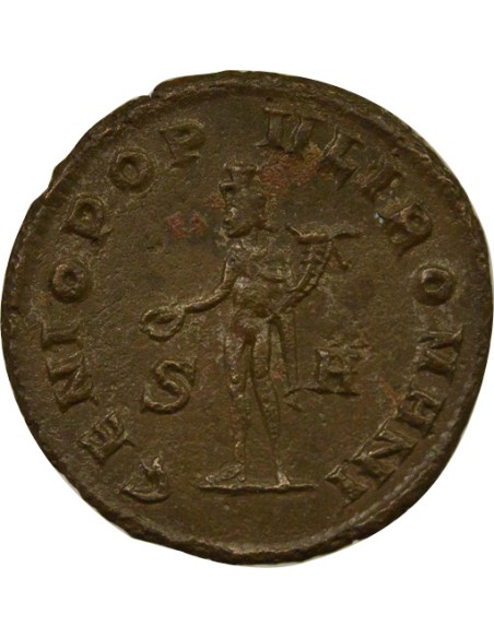 Rome Empire Dioclétien Génie du Peuple Romain 1 ae Bronze 294-295 Siscia