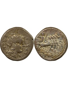 République Romaine Quintus Fabius Labeo Gens Fabia - Denier Argent - 124 Av JC Rome 1 denier Argent 124 Av JC