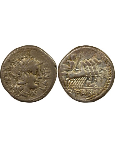 République Romaine Quintus Fabius Labeo Gens Fabia - Denier Argent - 124 Av JC Rome 1 denier Argent 124 Av JC