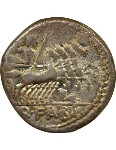République Romaine Quintus Fabius Labeo Gens Fabia - Denier Argent - 124 Av JC Rome 1 denier Argent 124 Av JC