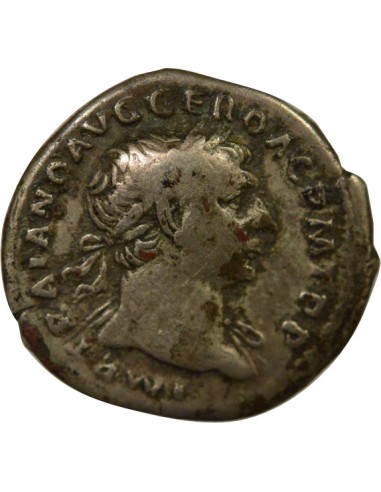 Rome Empire Trajan Aequitas debout 1 denier Argent 108 R Rome
