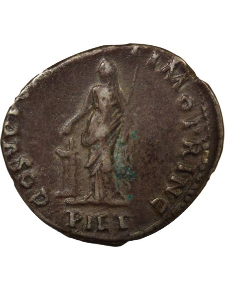 Rome Empire Trajan Pietas debout 1 denier Argent 111 R Rome