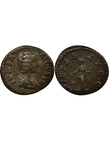 Rome Empire Julia Domna Pietas 1 denier Argent 204 R Rome