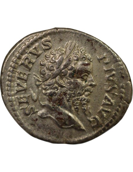 Rome Empire Septime Sévère Neptune 1 denier Argent 204 R Rome