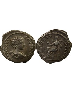 Rome Empire Geta Securitas assise 1 denier Argent 202 R Rome