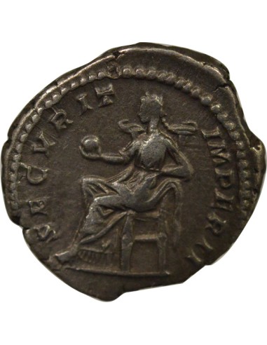 Rome Empire Geta Securitas assise 1 denier Argent 202 R Rome