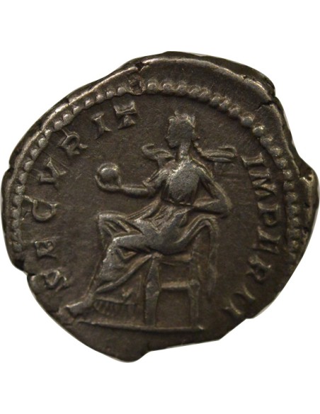 Rome Empire Geta Securitas assise 1 denier Argent 202 R Rome